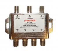 Мультисвич DreamTech MS-34, 3 входа - 4 выхода, оконечный