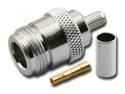 Разъем обжимной N-211-5D N-female 5D-FB