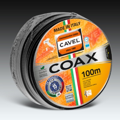 Кабель коаксиальный Cavel SAT-703 N черный Кабель коаксиальный Cavel SAT-703 N черный